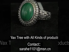 Vrouwen 925 Zilveren Edelsteen Ringen Ovale Ei Vorm Malachiet Verlovingsringen