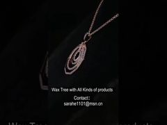 Prachtige 925 zilveren geometrische 4-laags achthoekige ketting rosé goud