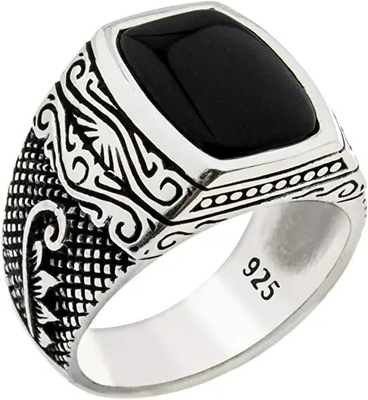 5.0g 925 de Zilveren Ringen van CZ, 6.0mm Sterling Silver Faith Ring For Mensen