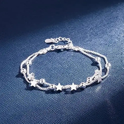 De nieuwe Zilveren Armband van S925, de Stertegenhanger 925 van Vrouwen de Zilveren Armband van CZ