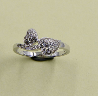 Hartblad CZ AAA Stapelbare Ring 925 Sterling zilver CZ Ringen Pear/ Oval/ Ronde/ Chevron/ Heart Cut CZ Edelsteen Ring