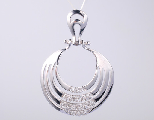 Unieke 925 zilver geometrische hanger versierd met aanpasbare zircon zilver edelsteen ringen sieraden accessoire