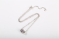 4*7mm Marquise Amethyst Silver CZ de Dwarswinkel van de Halsbandjuwelen van de Tegenhangernauwsluitende halsketting