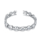 Tiffany Couple Bracelets Flower 925 de Zilveren Armband van CZ voor vrouwen