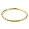 Gouden Juwelenarmband 925 Zilver met het Gouden Platerenarmband van 18K voor Vrouw