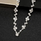 Reeks van de Juwelen Vastgestelde Crystal Necklace Earring And Bracelet van huwelijksvrouwen de Zilveren 925