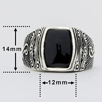 5.0g 925 de Zilveren Ringen van CZ, 6.0mm Sterling Silver Faith Ring For Mensen