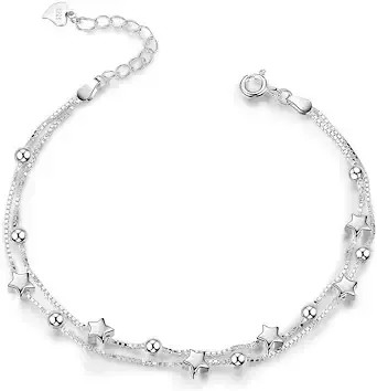 De nieuwe Zilveren Armband van S925, de Stertegenhanger 925 van Vrouwen de Zilveren Armband van CZ