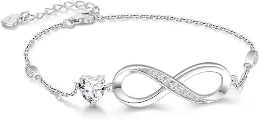 Het Charmante Hart Diamond Bracelet 925 van maniervrouwen Sterling Silver Adjustable