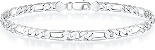 Manierjuwelen 925 het Vaste lichaam van de de Giftarmband van de Vrouwen van Sterling Silver Men ' S