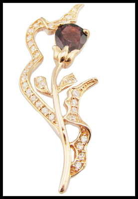 Gebeurtenis Alledaagse 925 Sterling zilver edelsteen hanger met kleurrijke tourmaline
