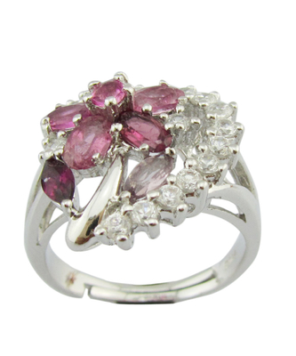 Juwelen Tipe Ringen 925 Zilveren edelstenen Ringen Voor Casual/Party Chunky Sterling Zilveren Ringen Zilveren edelstenen Ringen