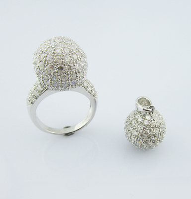 Elegante zilveren 925 stud oorbellen met ketting voor kreeft.