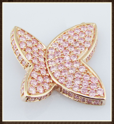 Gepersonaliseerd 925 logo Rhodium bekleed sieraden set met AAA CZ stud oorbellen