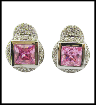 Stijlvolle Sterling zilversteen oorbellen Sterling zilver edelsteen drop oorbellen lichtgewicht casual