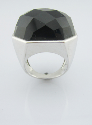 925 Zilveren witte zwarte agate ringen voor vrouwen Sterling zilveren duimringe Unieke Sterling zilveren ringen