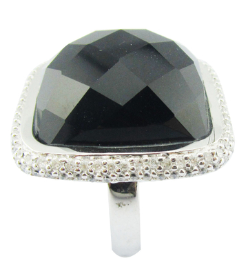 925 Sterling zilveren ringen met zwarte agaat edelstenen zilveren edelstenen ringen sterling zilveren liefdesring