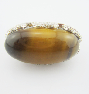 Glanzende jubileum edelsteen ringen in sterling zilver tijger oogsteen sterling zilver band ring sterling zilver uniek