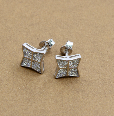 Hartvorm Schitterende elegantie Hypoallergene 925 zilveren oorbellen met AAA kubische Zirconia kleine oorbellen