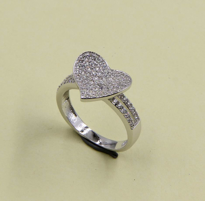 Hart Ring Elegante 925 Sterling zilveren ringen met AAA CZ Pave Set in Ronde ovaal hart en Marquise vormen