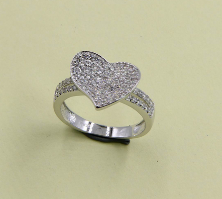 Hart Ring Elegante 925 Sterling zilveren ringen met AAA CZ Pave Set in Ronde ovaal hart en Marquise vormen