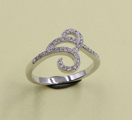 925 Sterling zilver CZ Prong Set Ringen met rond gesneden Sterling zilver stapelringen Sterling zilver turquoise ringen