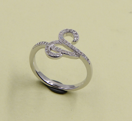 925 Sterling zilver CZ Prong Set Ringen met rond gesneden Sterling zilver stapelringen Sterling zilver turquoise ringen