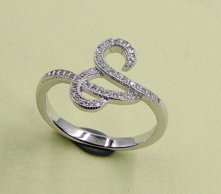 925 Sterling zilver CZ Prong Set Ringen met rond gesneden Sterling zilver stapelringen Sterling zilver turquoise ringen