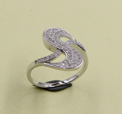 Swirl 925 Sterling zilver Ronde CZ Verlovingsringen Met Pave Sterling zilver mode ringen Zilveren ringen Voor mannen 925