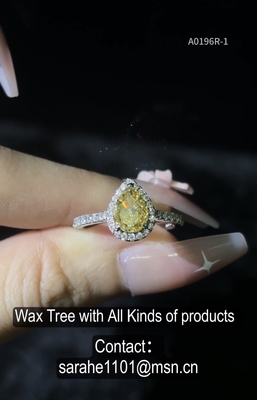 Peervorm Moissanite Glinsterend 925 Sterling zilver CZ Ringen AAA Hoogwaardige kubische zirconia stenen 1.0-1.5-2.0mm Steengrootte Zilveren edelstenen Ringen
