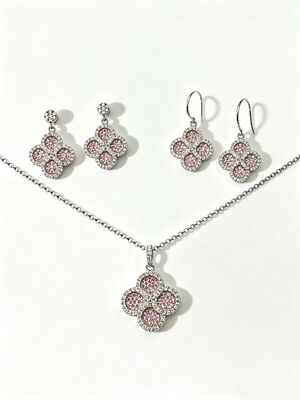 Beste voor het WK 2026 Lichtgewicht Prachtig Zilver 925 Juwelen Set met AAA Cubic Zirconia Teardrop Hangertje Oorbellen en Ring voor bruiloft en cadeautjes, Aquamarijn Kleurrijke Juwelen Set Same Colleciton