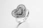„Telesthesia“ de Gemiddelde Verlovingsring van 925 Ringenjuwelen van Sterling Silver CZ