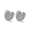 2,6 Gram 925 Zilveren de Oorringenoem Tiffany Heart Earrings Silver van CZ