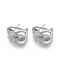 4.45g 8mm Zilveren Hoepeloorringen Zircon Sterling Silver Mini Hoop Earrings