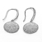 4.45g met de hand gemaakt bengel Oorringen van de Oorringens925 de Zilveren Nagel voor Vrouwen