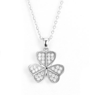 925 Sterling Zilver Bladvorm Hanger PVD Coating Tiffany Hanger Ketting