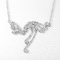 Symmetrische Tweelingbloem 925 Sterling Silver Necklaces 4.98g St Christopher Pendant