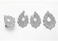 Wit Zilver 925 Juwelen Vastgestelde Peer 925 van CZ Sterling Silver Necklace And Earrings-Reeks