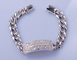 19cm 925 Zilveren CZ Armband 100g Gepersonaliseerd Sterling Silver Friendship Bracelets