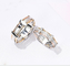 de Gouden Diamond Rings Couples Cross Promise Ringen van 4.5g 6.5g 18K