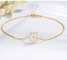 18K gouden Diamond Bracelet Womens Kitten Nameplate 0.11ct voor Overeenkomst