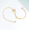 ODM 17cm 18k Gouden Diamond Bracelet 0.05ct om Ring Buckles