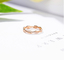 Verweven Staartgras 18 Karat Gold Diamond Ring 0.2ct 2gram voor Huwelijk