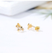 VERSUS Duidelijkheids18k Gouden Diamond Earrings 0.12ct Ster Diamond Stud Earrings