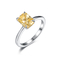 Peervormige Zilveren CZ de Ringen Uitstekende Verlovingsringen van Groove 925 voor Vrouwen