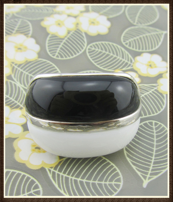 Ovale 925 zilveren edelstenen ringen voor toevallige en jubileumfeesten Zwarte Agate en witte Agate Sterling zilveren ringen